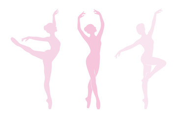 ballerina dance practice elegant pose silhouette © James