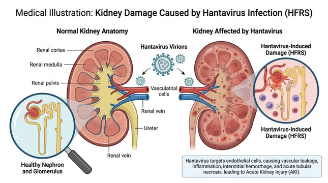 Understanding Hantavirus Infection Effects on Kidney Anatomy and Function Explained