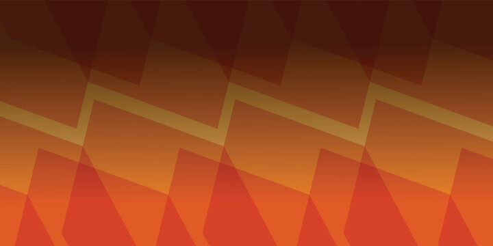 Abstract Geometric Background with Layered Orange and Brown Polygons. ilustration eps10