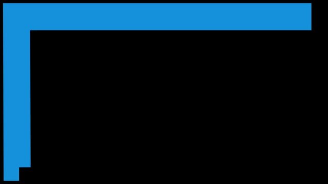 Blue Rectangle Overlay On Black Background image photo