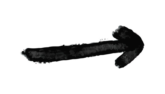 arrow watercolor drawing sketch grunge textured. watercolor brush arow