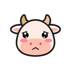Fototapeta premium cow expression-16