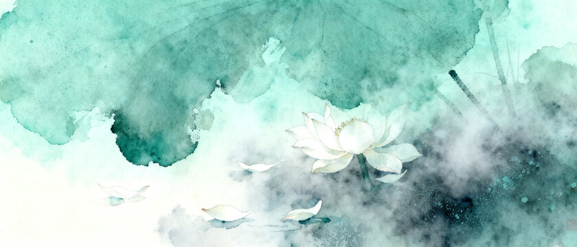 Whimsical Botanical Garden Watercolor Art