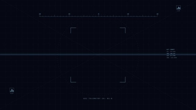 drone tracking overlay screen interface