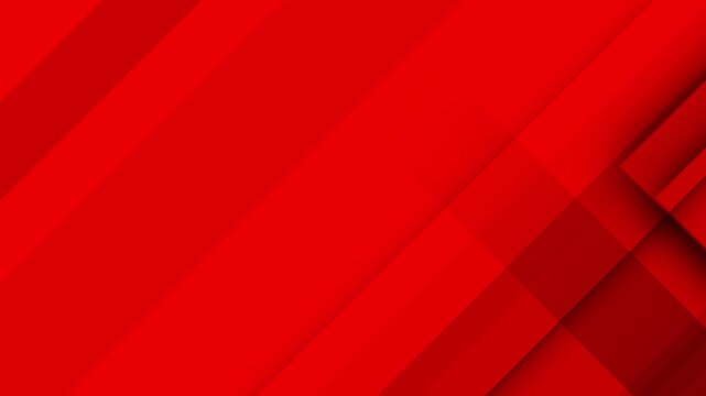 Abstract red paper cut background with moving overlapping diagonal layers and shadows for dynamic modern brand concepts 4k video