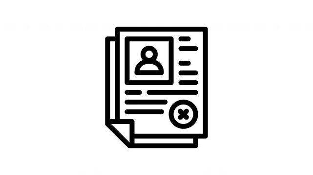 rejected minimalist stroke animation