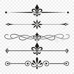 Ornate line dividers and floral heraldic elements. © Mst. Akhi  Khatun