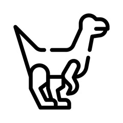 trex line icon © notivestudios