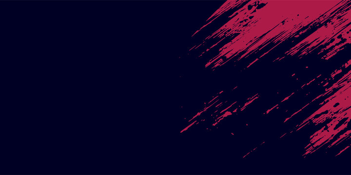 red vector layout with flat lines on backround blue. Decorative shining illustration with lines on abstract template.