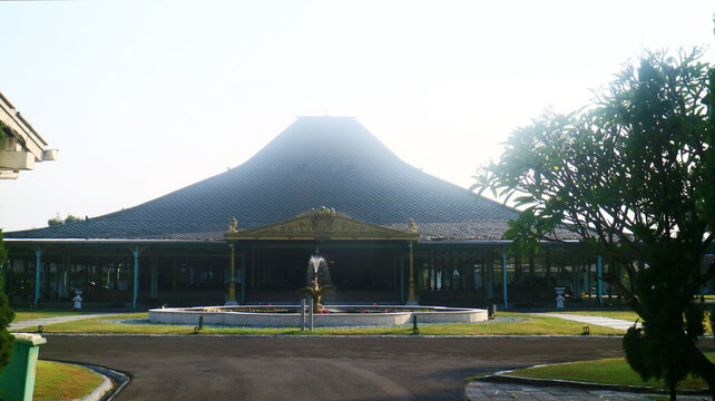 Surakarta, Indonesia - June 15, 2026: The Pura Mangkunegaran. A palace complex in the city of Surakarta, Central Java.