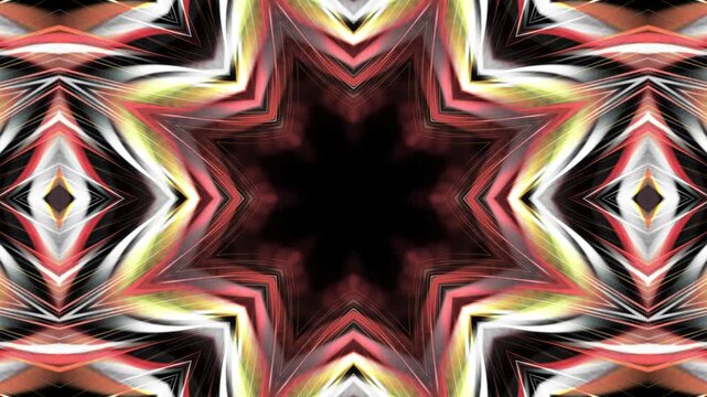 abstract fractal kaleidoscope pattern background