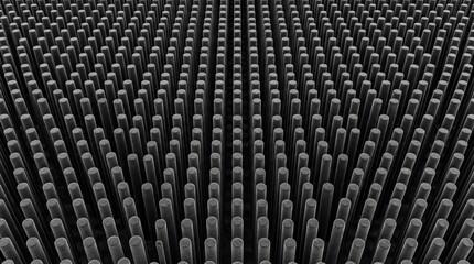 Obraz premium Nanocomposite fiber-matrix interface detail