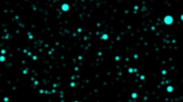 Abstract cc ball action background with blur effect. ball background with animated scatter for alpha channel or overlay layer footage. 4k. 