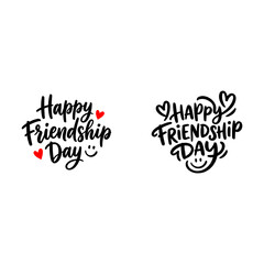 Happy friendship day greeting cards © TREND P