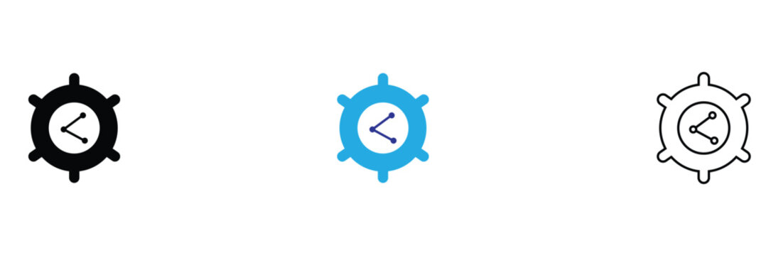 Stem Cell Research and Regenerative Medicine Icon for Biotechnology, Healthcare Innovation, Cell Therapy, and Medical Science. 