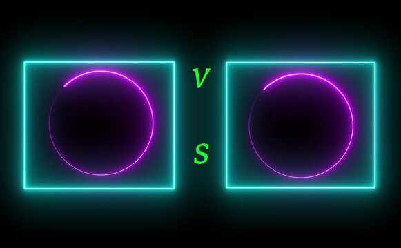 signs, colours, team, fight, business, letter, light, sport, versus, bar, black, concept, icon, neon, animation, background, challenge, chart, choice, competition, frame, game, glowing, graphic, match