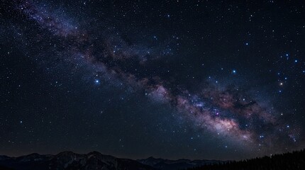 Fototapeta premium starry sky with stars