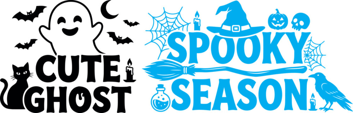 black and white pixel ghost 8 bit vector icon art for computer game. Halloween day graphic design with cute ghost and spooky season elements
