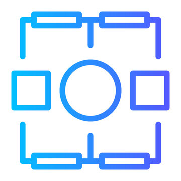 Automated market maker AMM liquidity pool and decentralized finance transaction icon vector	