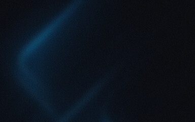 Mysterious cosmic dark space with blue nebula glow © MDBAKUL