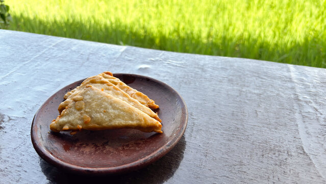 Fried Tempe Mendoan In Countryside