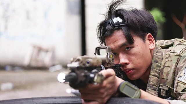Operator Engaging from Covered Position in Urban AO
