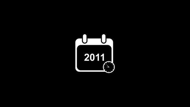 2011 Calendar Date Animation with Event Timeline and Yearly Planning