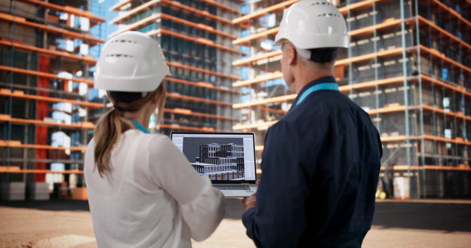 Two Architects And Engineer Discuss 3D BIM Model
