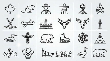 Fototapeta premium Canadian culture