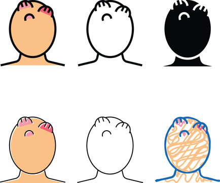 trichophytosis skin disease edition color icon vector. trichophytosis skin disease sign. isolated symbol