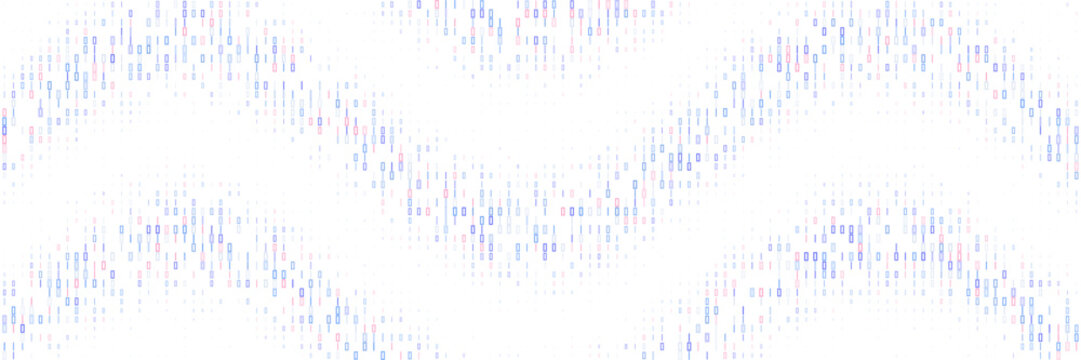 Abstract Digital Wave Pattern with Data Points for Technology Backgrounds and Modern Graphic Design Projects