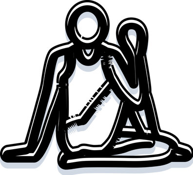 Mahatma gandhi, a respected leader and an enduring icon, is depicted sitting with a staff, symbolizing independence, pacifism, and historical influence through non violent protest