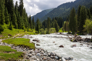 The Karakol Gorge, also known as Karakol Valley, Kyrgyzstan © Pavel