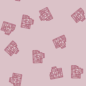 supplement stack steroids vector line seamless pattern supplement stack steroids sign illustration