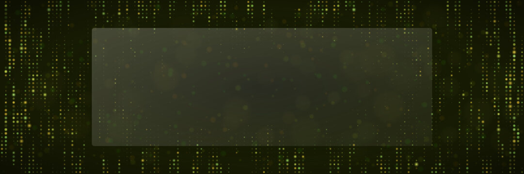 Abstract Digital Data Stream Background with Text Placeholder for Technology Presentations and Cyber Security Concepts