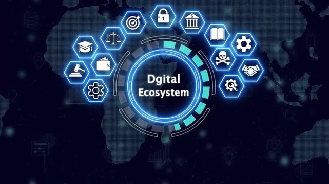 AI security and data Digital Ecosystem ecosystem integrate ai, data, and security into one connected system for automation, protection, and efficient digital processes Marrow.