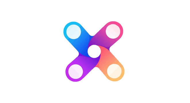 Colorful Fidget Spinner Toy Closeup.