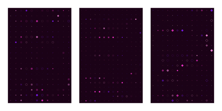 Abstract Digital Data Grid Background with Glowing Geometric Shapes for Technology UI and Futuristic Interface Design