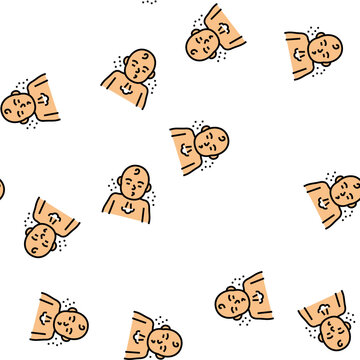 sneeze reflex vector seamless pattern sneeze reflex sign illustration