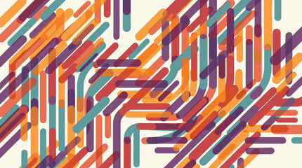 Fototapeta premium Abstract Colorful Rounded Lines Pattern Creating a Vibrant Modern Geometric Design Background for Digital Projects