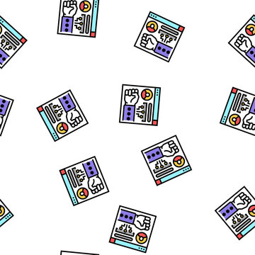 brute-force and dictionary 8 network attacks vector seamless pattern brute-force and dictionary 8 network attacks sign illustration
