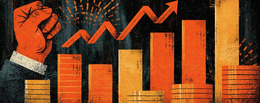 imagineA thoughtful editorial spread showing the pros and cons of passive investing, highlighting tax efficiency, reduced risk of underperformance, against limited potential for outperformance and neg