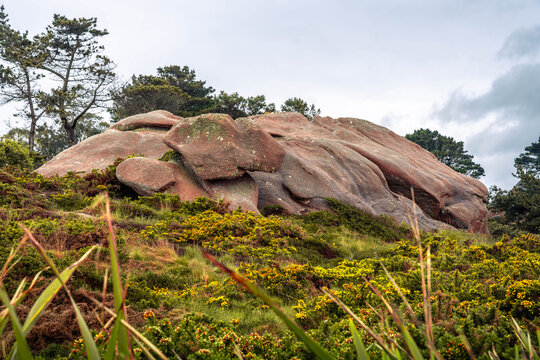 Spectacular Pink Granite Formations on the Cote de Granit Rose France