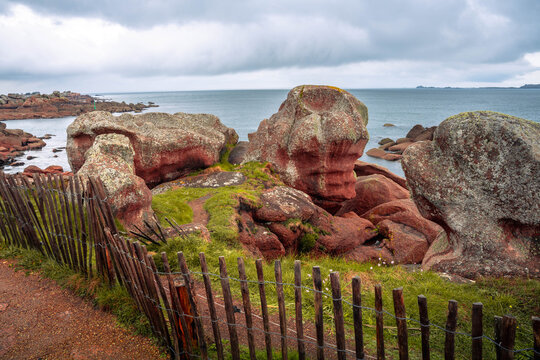 Natural Beauty of the Cote de Granit Rose in Brittany France