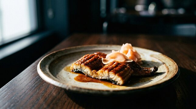 Slow roasted tomato dish with rich balsamic sauce on a table indoors
