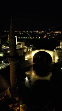 Aerial View Stari Most