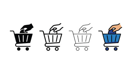 shopping cart © Vector designer