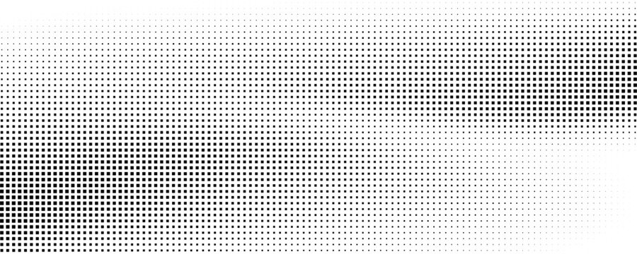Pixel disintegration background. Decay effect. Dispersed dotted pattern