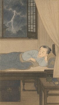 Xiao Cui Frame 01 Classical Chinese Folklore Illustration