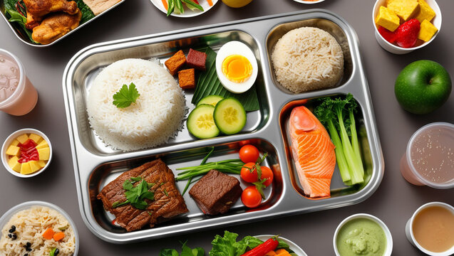 Balanced Diet Meal Prep Container